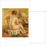 Seated Female Nude, View from behind; Femme nue assise, vue de dos, 1917 by Pierre Auguste Renoir