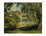 Village on the Banks of the River; Village au Bord de la Riviere, c.1900 by Henri Lebasque