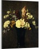 Vase of Flowers; Vase de Fleurs, 1869 by Ignace Henri Jean Fantin-Latour