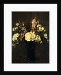 Vase of Flowers; Vase de Fleurs, 1869 by Ignace Henri Jean Fantin-Latour