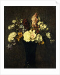 Vase of Flowers; Vase de Fleurs, 1869 by Ignace Henri Jean Fantin-Latour