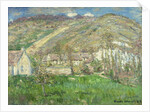 Hamlet in the Cliffs near Giverny; Hameau de Falaises pres Giverny, 1885 by Claude Monet