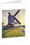 Windmill in Flanders; Moulin en Flandre, 1894 by Theo van Rysselberghe