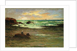 A corner of the Beach at Concarneau; Un Coin de Plage a Concarneau, 1887 by Claude Emile Schuffenecker