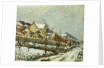 Village in the Snow; Village dans la Neige, 1911 by Gustave Loiseau