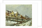 Village in the Snow; Village dans la Neige, 1911 by Gustave Loiseau