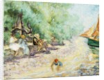 Bathers by the Side of a River; Les Baigneuses au Bord de la Riviere, by Henri Lebasque