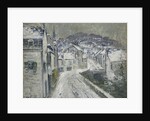 Snow in Pont-Aven; Neige a Pont-Aven, 1922 by Gustave Loiseau