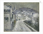 Snow in Pont-Aven; Neige a Pont-Aven, 1922 by Gustave Loiseau