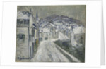 Snow in Pont-Aven; Neige a Pont-Aven, 1922 by Gustave Loiseau