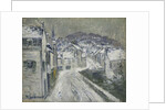 Snow in Pont-Aven; Neige a Pont-Aven, 1922 by Gustave Loiseau