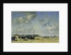The Beach at Berck; La Plage de Berck, 1878 by Eugene Louis Boudin