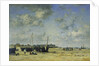 The Beach at Berck; La Plage de Berck, 1878 by Eugene Louis Boudin