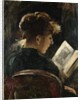 Woman reading, 1888 by Lovis (1858-1925) Corinth