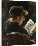 Woman reading, 1888 by Lovis (1858-1925) Corinth
