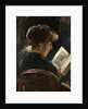 Woman reading, 1888 by Lovis (1858-1925) Corinth