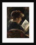 Woman reading, 1888 by Lovis (1858-1925) Corinth
