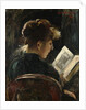 Woman reading, 1888 by Lovis (1858-1925) Corinth