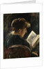 Woman reading, 1888 by Lovis (1858-1925) Corinth