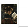 Woman reading, 1888 by Lovis (1858-1925) Corinth