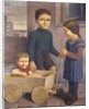 Three Children; Drei Kinder, 1926 by Georg Schrimpf