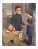 Three Children; Drei Kinder, 1926 by Georg Schrimpf