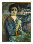 Nono with Umbrella by Henri Lebasque