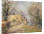Houses on the Banks of the L'Eure, Louviers; Maisons au Bord de L'Eure, Louviers, 1902 by Gustave Loiseau