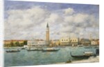 Venice, Campanile, St Mark's View of the Canal from San Giorgio; Venise, Le Campanile, Vue du Canal San Marco prise de San Giorgio, 1895 by Eugene Louis Boudin