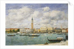 Venice, Campanile, St Mark's View of the Canal from San Giorgio; Venise, Le Campanile, Vue du Canal San Marco prise de San Giorgio, 1895 by Eugene Louis Boudin