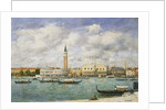 Venice, Campanile, St Mark's View of the Canal from San Giorgio; Venise, Le Campanile, Vue du Canal San Marco prise de San Giorgio, 1895 by Eugene Louis Boudin