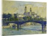 The Seine in front of the Trocadero; La Seine devant Le Trocadero by Henri-Edmond Cross
