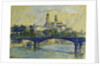 The Seine in front of the Trocadero; La Seine devant Le Trocadero by Henri-Edmond Cross