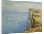 Cliffs in Normandy; Falaises en Normandie, 1901 by Gustave Loiseau