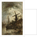 Moulin au Bord de la Vilet, 1881 by Johan-Barthold Jongkind