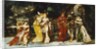Characters on a Deck with Faust and Mephisto; Personnages sur une Terrasse avec Fauste et Mephisto, c.1875-1880 by Adolphe Joseph Thomas Monticelli