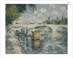 Le Pont Louis Philippe, Paris, 1925 by Gustave Loiseau