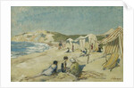 The Beach at Pointe St Gildas; La Plage a la Pointe St Gildas, c.1920 by Henri Lebasque