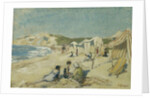The Beach at Pointe St Gildas; La Plage a la Pointe St Gildas, c.1920 by Henri Lebasque