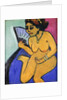 Seated Nude with Fan; Sitzender Akt Mit Facher, 1910-11 by Ernst Ludwig Kirchner
