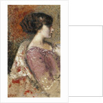 Portrait of a Young Girl; Portrait de Jeune Fille - Portret van een Jong Meisje by Georges Lemmen