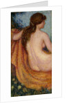 The Bather; La Baigneuse - De Baadster by Georges Lemmen