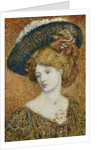 Woman with Hat; Femme au Chapeau - Vrouw met Hoed by Georges Lemmen