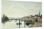 Rouen; La Seine et le Pont Corneill, 1895 by Eugene Louis Boudin