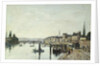 Rouen; La Seine et le Pont Corneill, 1895 by Eugene Louis Boudin