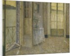 The Blue Room, Villefranche sur Mer by Henri Eugene Augustin Le Sidaner