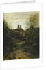Semur, The Way to Church; Semur, Le Chemin de l'Eglise, c. 1855-1860 and 1872-1873 by Jean Baptiste Camille Corot