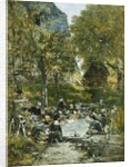 Washers on the Bank of the River; Laveuses au Bord de la Riviere, c.1877-1881 by Eugene Louis Boudin
