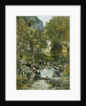 Washers on the Bank of the River; Laveuses au Bord de la Riviere, c.1877-1881 by Eugene Louis Boudin