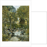 Washers on the Bank of the River; Laveuses au Bord de la Riviere, c.1877-1881 by Eugene Louis Boudin